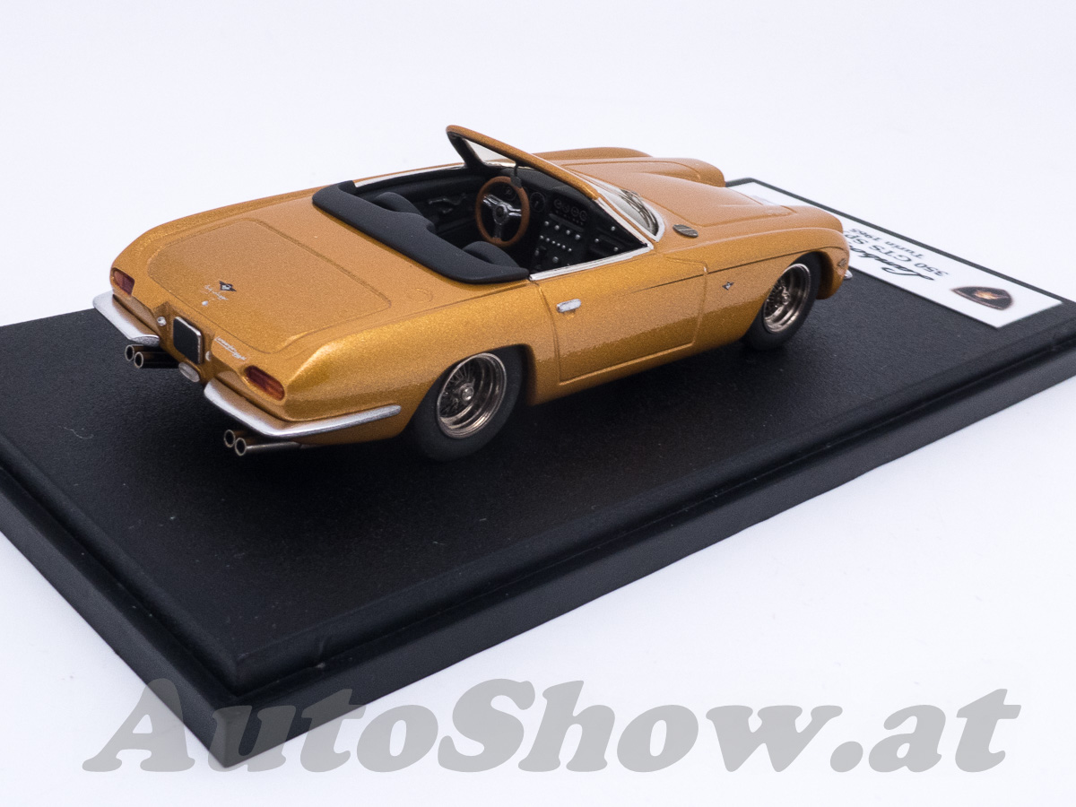 Lamborghini 350 GTS Spider, Salon Torino 1965, gold metallic