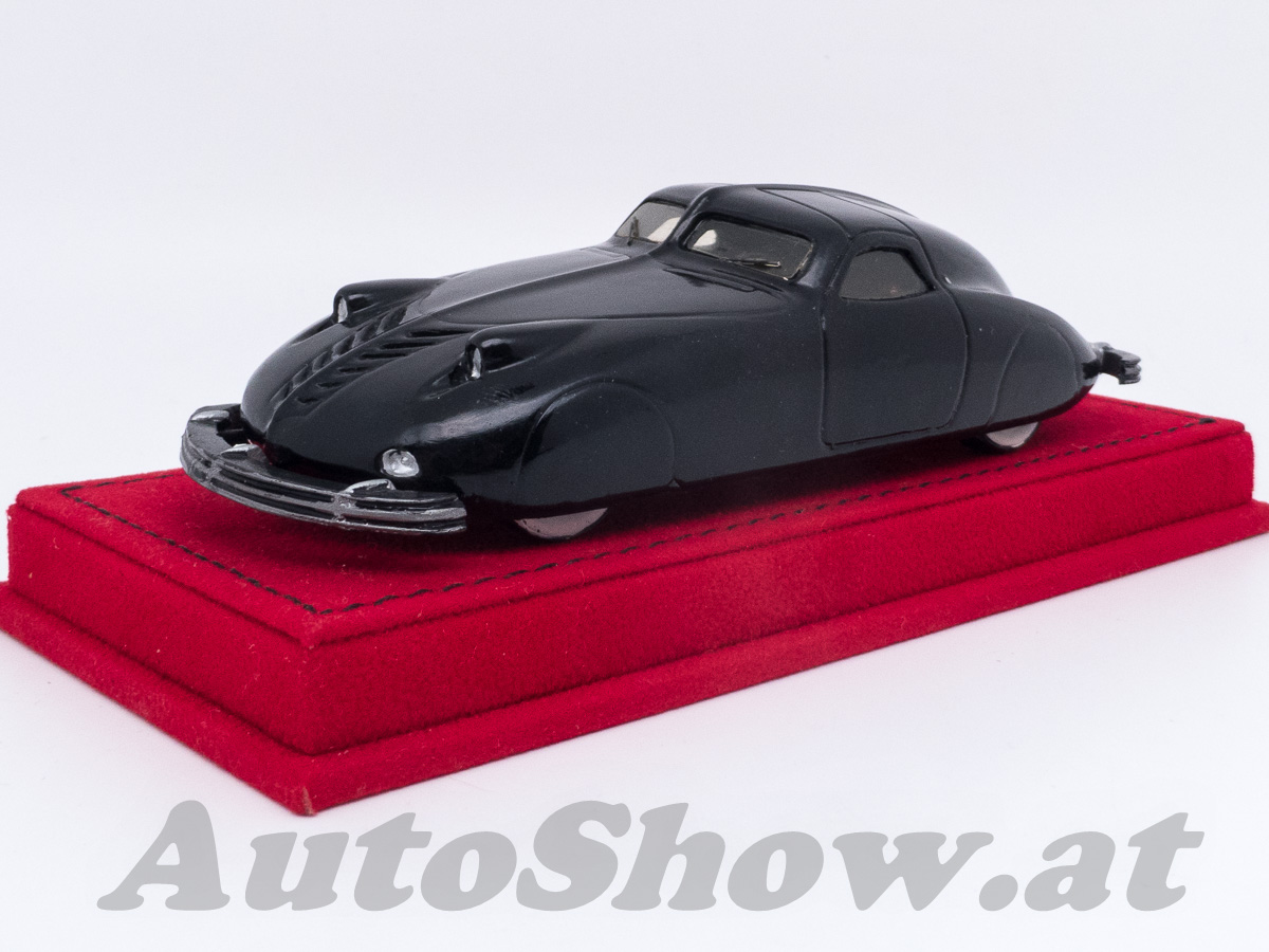 Phantom Corsair, Design von Rust Heinz, dem Ketchup-Erben, Lycoming V8 des Cord 812, Bohman & Schwartz Coachbuilders, Weltausstellung New York 1939, schwarz