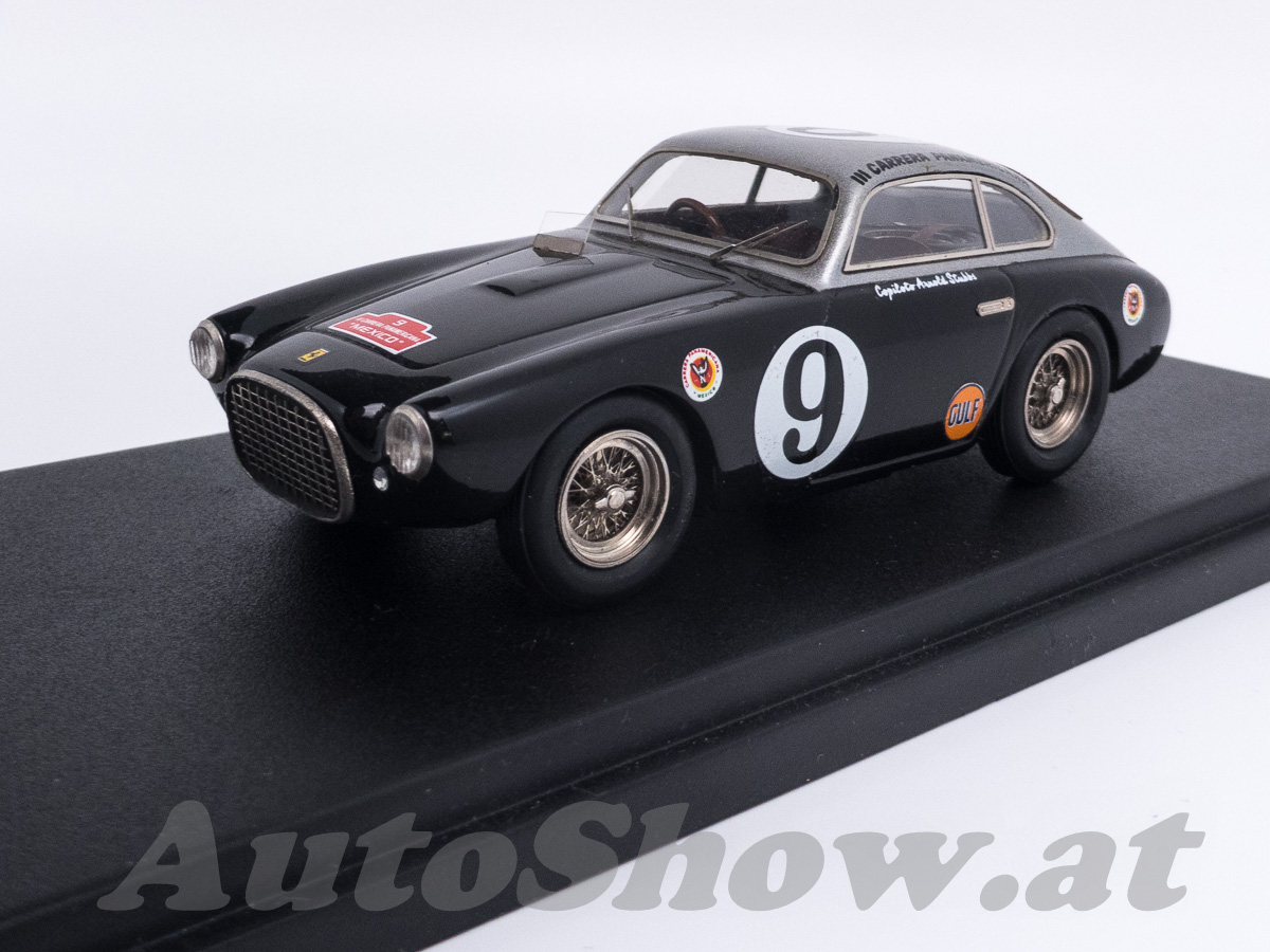 Ferrari 212 Export Barchetta, Chassis 0092E by Vignale, III Carrera Panamericana 1952, Phil Hill / Stubbs, # 9