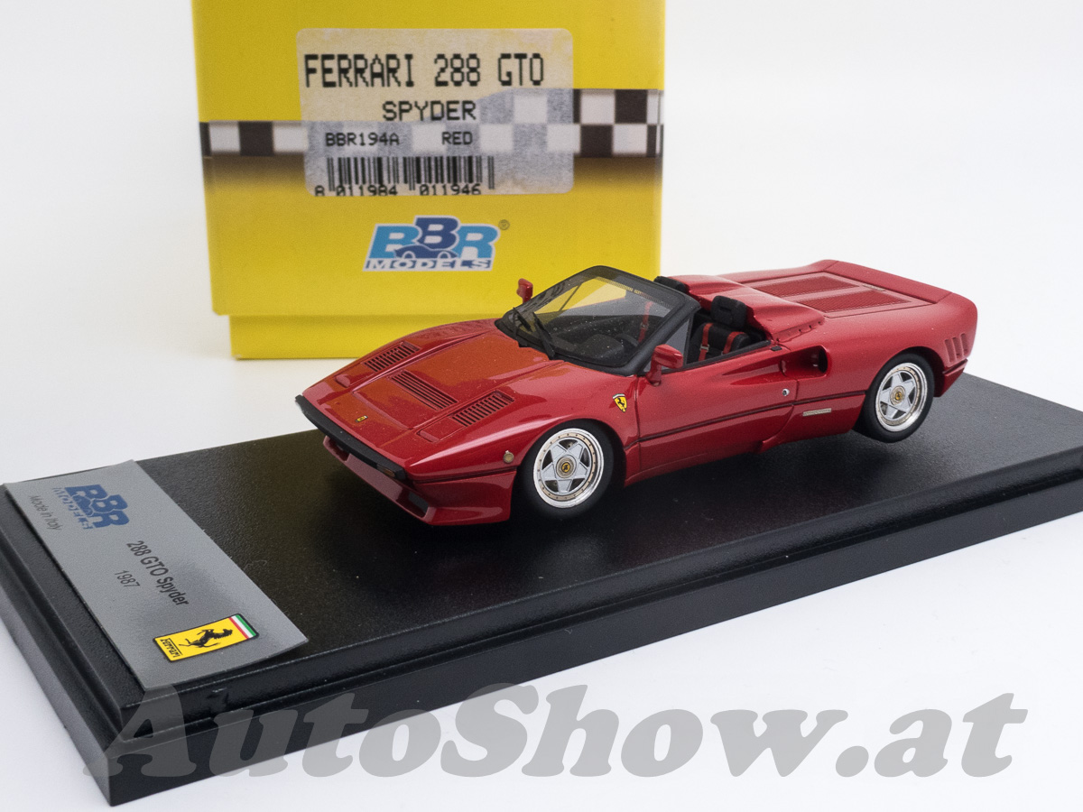 Ferrari 288GTO Spider, 1987, rot