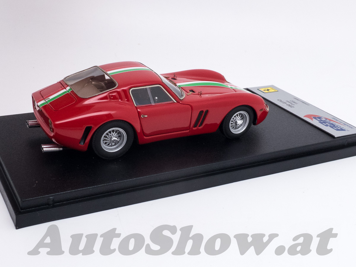 Ferrari 250GTO, Chassis 3223GT, Presse Präsentations Version, 1962, rot mit ital. Flaggenstreifen