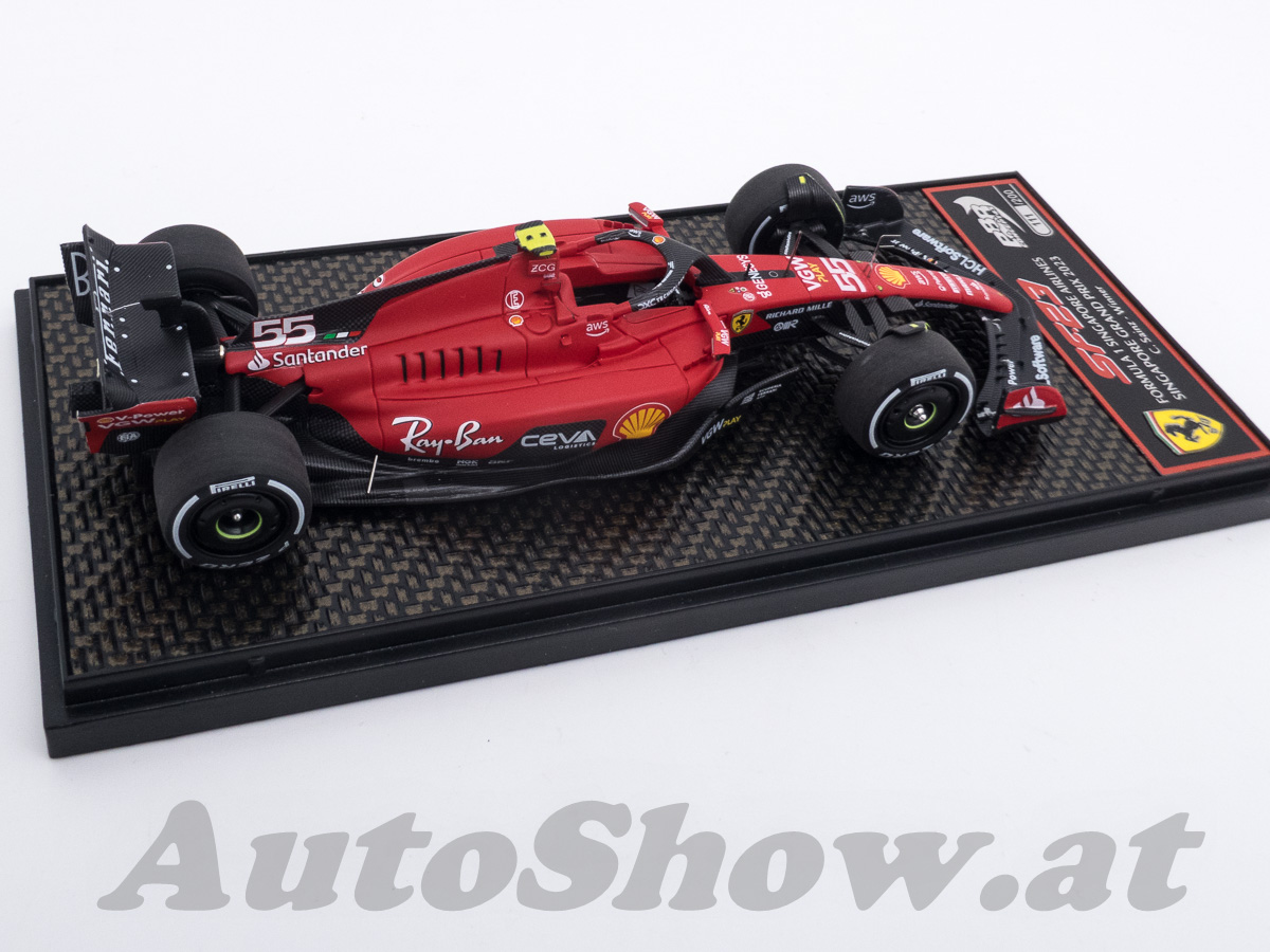 F1 Ferrari SF-23, 1° Sieger / winner GP Singapur 2023, Carlos SAINZ, # 55