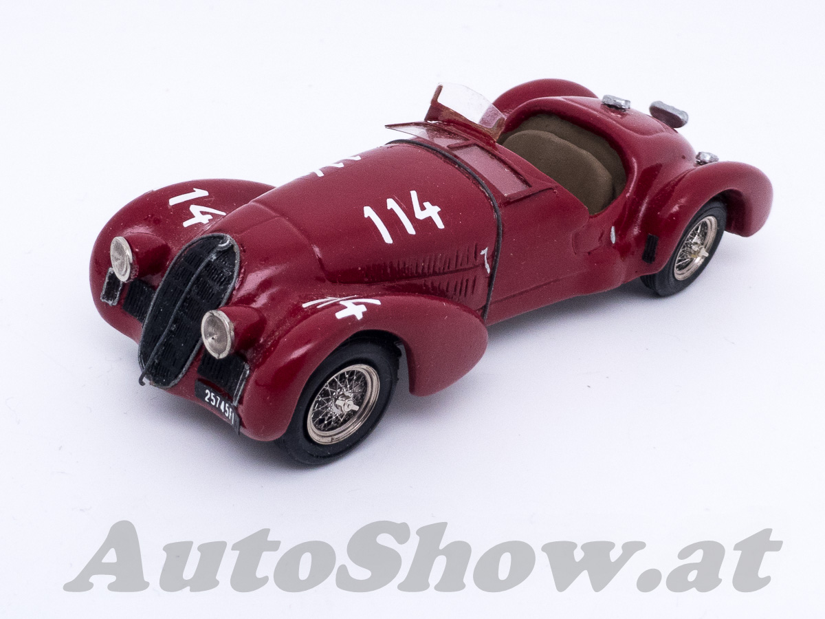 Alfa Romeo 6C 2500SS Touring, Mille Miglia 1930, Mancinelli / Santoro, # 114