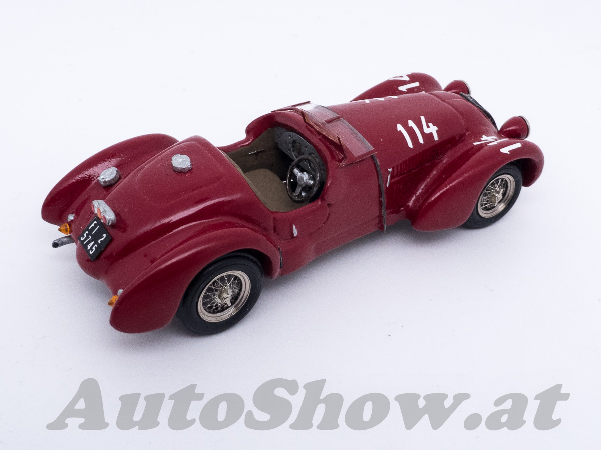 Alfa Romeo 6C 2500SS Touring, Mille Miglia 1930, Mancinelli / Santoro, # 114